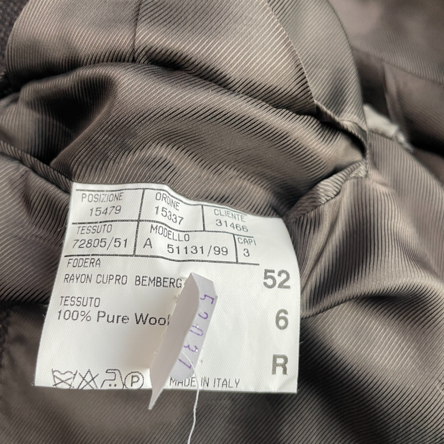 Canali (52 EUR / 42US) 100% Wool Birdseye Brown Car Top Coat