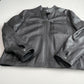 Barneys New York (XL) Black Leather Cafe Racer Motorcycle Jacket