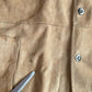 Armani Collezioni (44) Goat Suede Leather Metal Snap Button Chore Shirt Jacket