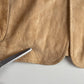 Armani Collezioni (44) Goat Suede Leather Metal Snap Button Chore Shirt Jacket