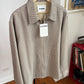 NWT Jil Sander (54 /2XL) 100% Wool Jacquard Grid Harrington-Style Jacket