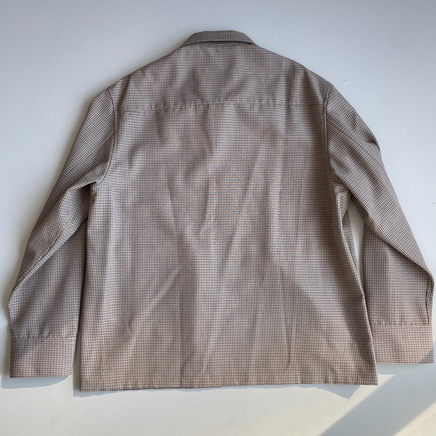 NWT Jil Sander (54 /2XL) 100% Wool Jacquard Grid Harrington-Style Jacket