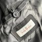 Ermenegildo Zenga (52/L) Black Suede Leather Button Front Jacket