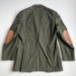 VNTG Paul Stuart (44L) Moss Green Flannel Wool Patch Pocket Country Sports Coat