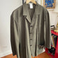 VNTG Issey Miyake (M /L) 100% Wool Military Green Pleated Chore Coat