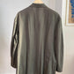 VNTG Issey Miyake (M /L) 100% Wool Military Green Pleated Chore Coat