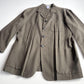 VNTG Issey Miyake (M /L) 100% Wool Military Green Pleated Chore Coat