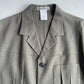 VNTG Issey Miyake (M /L) 100% Wool Military Green Pleated Chore Coat