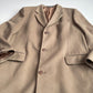 Saks Fifth Avenue (44) Wool Cashmere Made In Italy Camel Color Top Over Coat