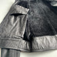 Belstaff (size 48 / M) Nubuck Leather Shearling Cafe Racer Black Jacket