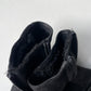 Belstaff (size 48 / M) Nubuck Leather Shearling Cafe Racer Black Jacket
