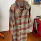 VNTG Polo Ralph Lauren (XL) Wool/Alpaca Brushed Plaid Duffle Coat