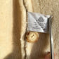 VNTG Knights Tailors (46 / XL) Genuine Leather Shearling Revere Collar Coat