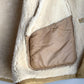 VNTG Knights Tailors (46 / XL) Genuine Leather Shearling Revere Collar Coat