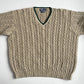 VVNTG Polo Ralph Lauren (XL) Wool/Alpaca Cable-Knit V-Neck Sweater