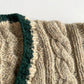 VVNTG Polo Ralph Lauren (XL) Wool/Alpaca Cable-Knit V-Neck Sweater