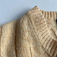 VNTG Brooks Brothers (L) Golden Yellow 100% Wool Cable Knit Sweater