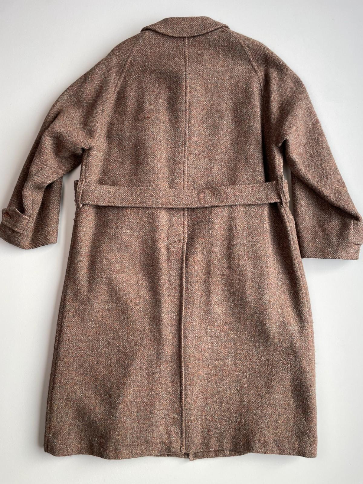 Invertere Coatwrights (38R) Wool Melange Balmacaan Belted Overcoat