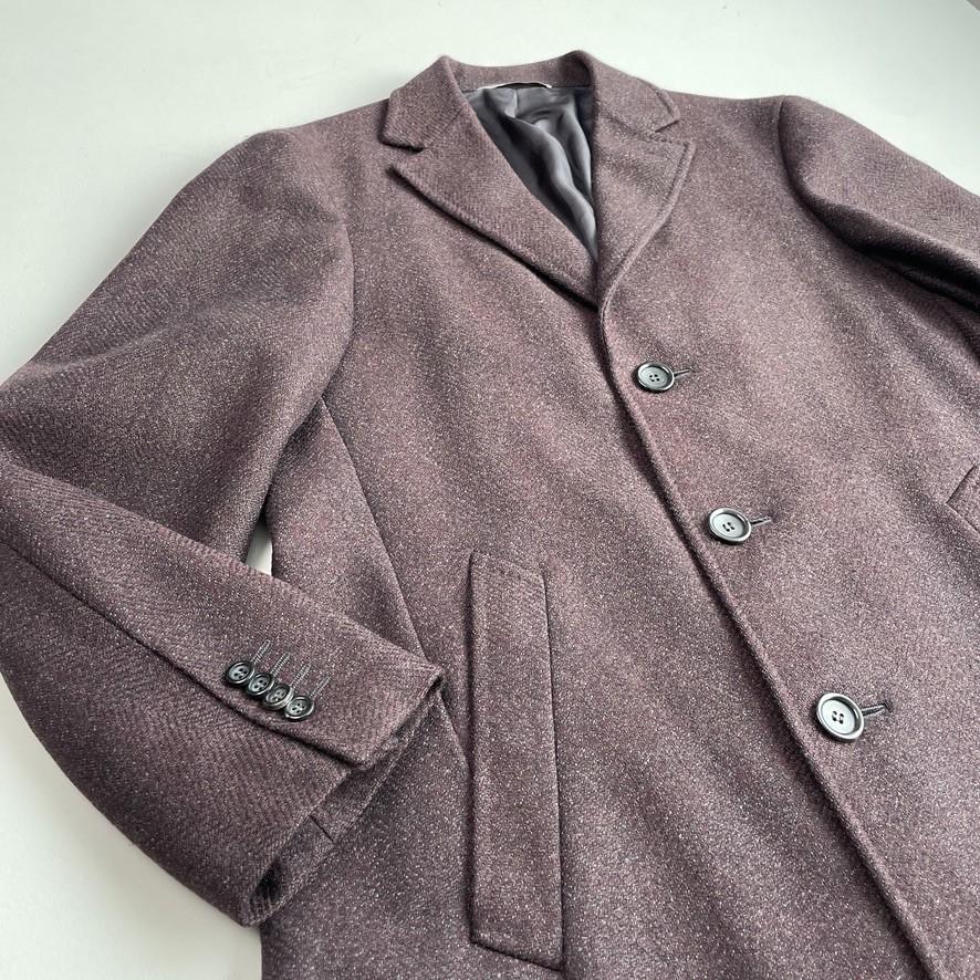 Canali (50EUR) "Kei" Wool Oxblood Topcoat