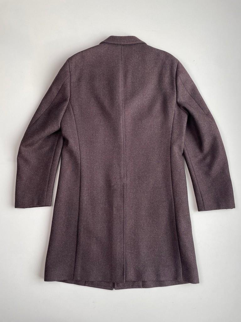 Canali (50EUR) "Kei" Wool Oxblood Topcoat