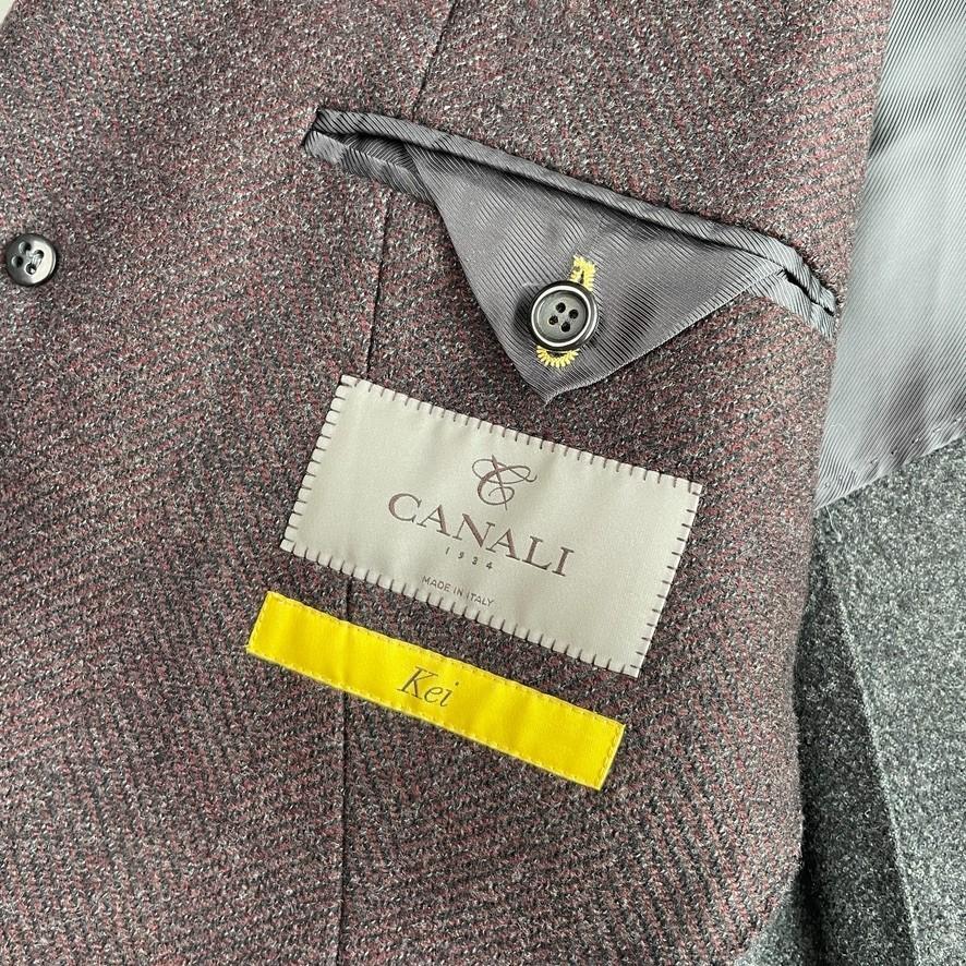 Canali (50EUR) "Kei" Wool Oxblood Topcoat