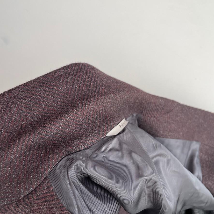 Canali (50EUR) "Kei" Wool Oxblood Topcoat