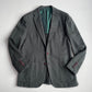 Kiton (56L Slim) 100% Cashmere 3-2 Roll Loden/Emerald Green Flannel Sports Coat