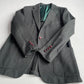 Kiton (56L Slim) 100% Cashmere 3-2 Roll Loden/Emerald Green Flannel Sports Coat