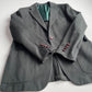 Kiton (56L Slim) 100% Cashmere 3-2 Roll Loden/Emerald Green Flannel Sports Coat