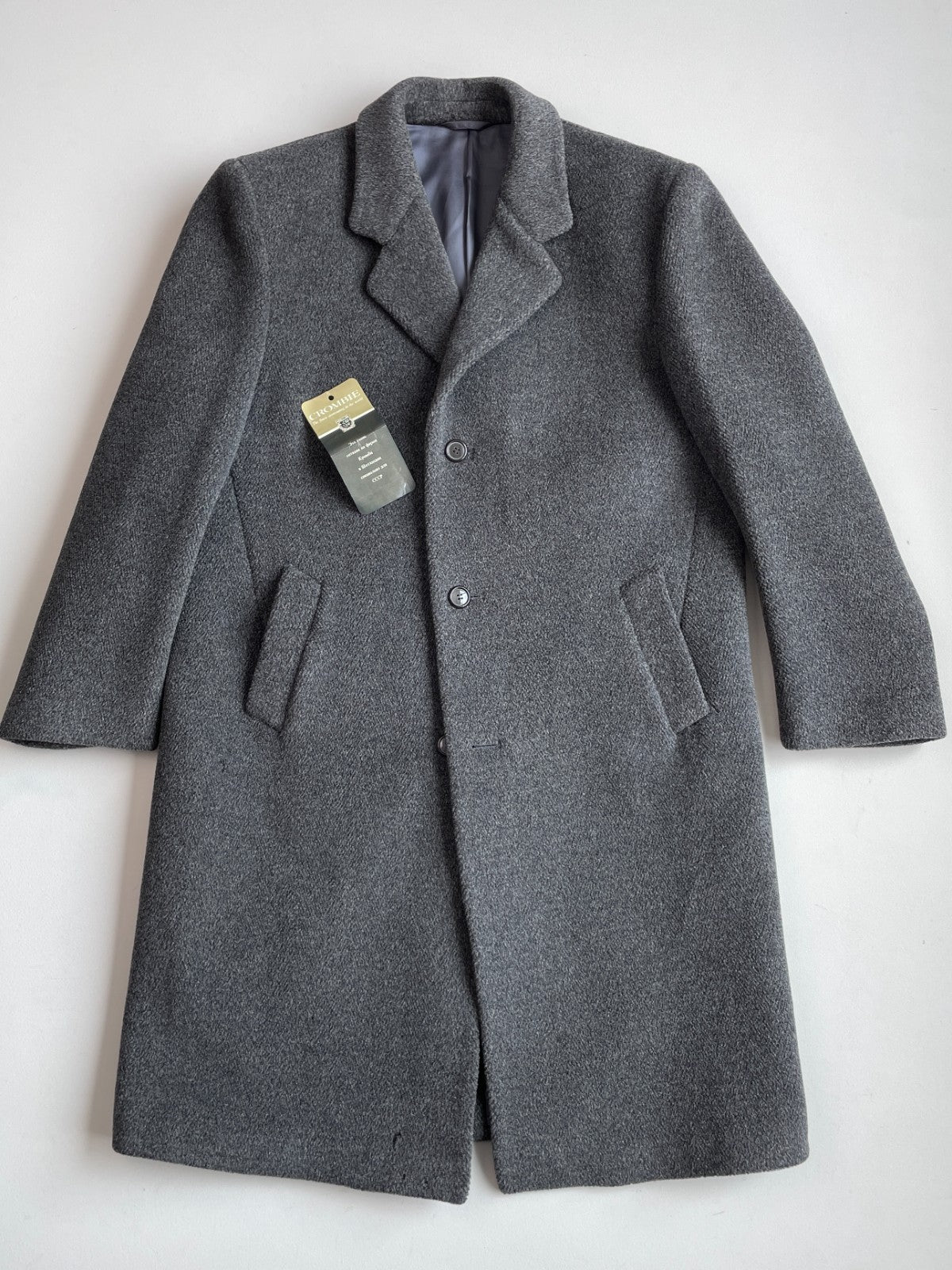 NWT Crombie (56) USSR Soviet Heavy Wool Vintage Overcoat