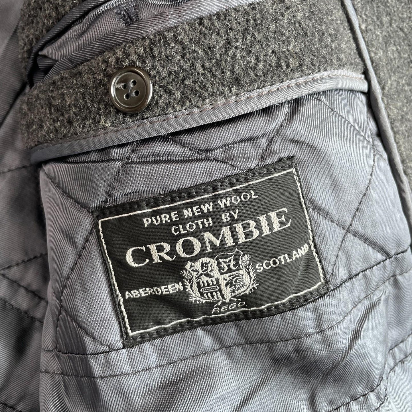NWT Crombie (56) USSR Soviet Heavy Wool Vintage Overcoat
