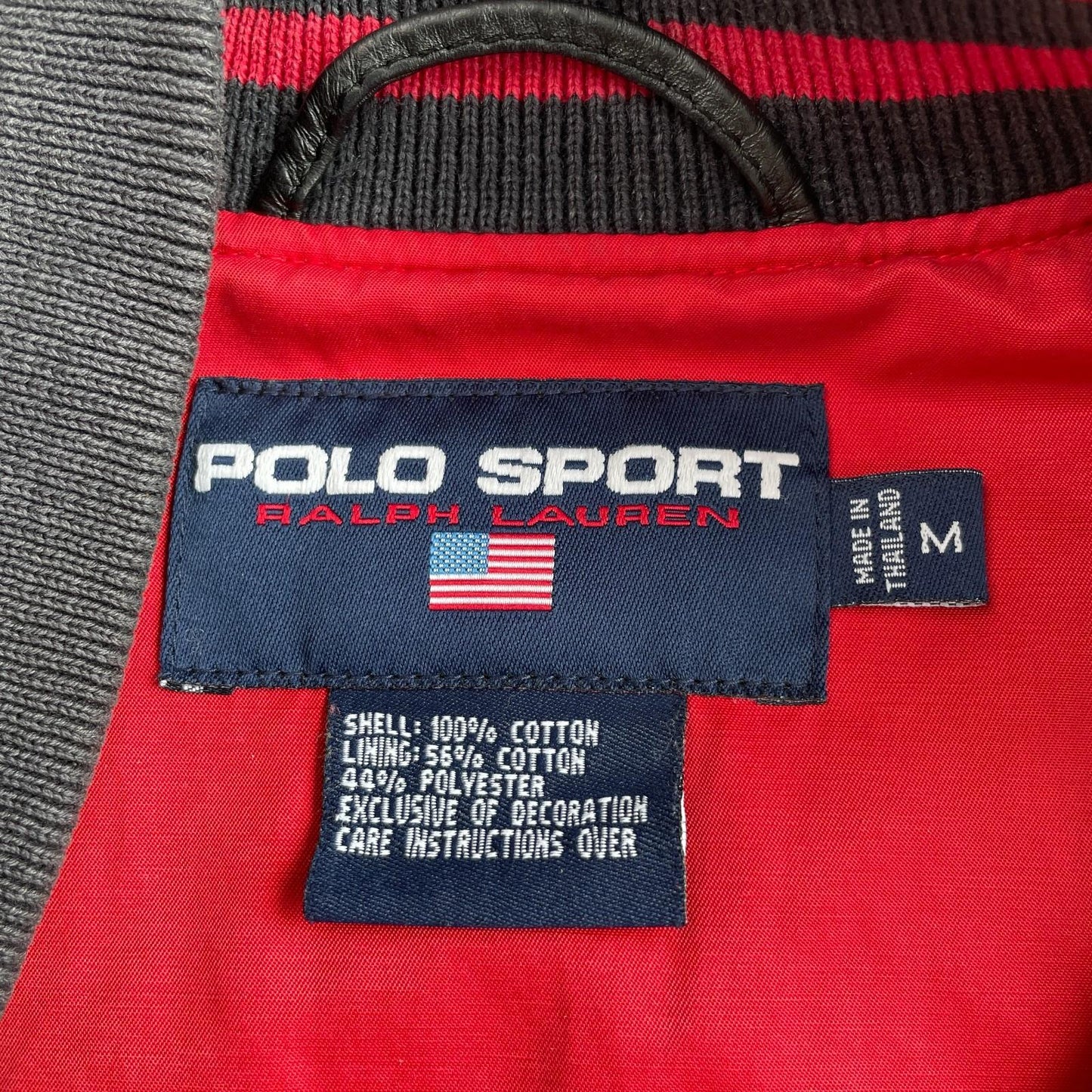VNTG Ralph Lauren Polo Sport (M) Tiger Varsity Letter Embroidered Jacket