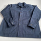 Drake's of London (L) Slate Blue Cotton Canvas Chore Coat Jacket