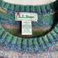 VNTG LL Bean (L) Shetland Wool Striped Multi-Color Sweater