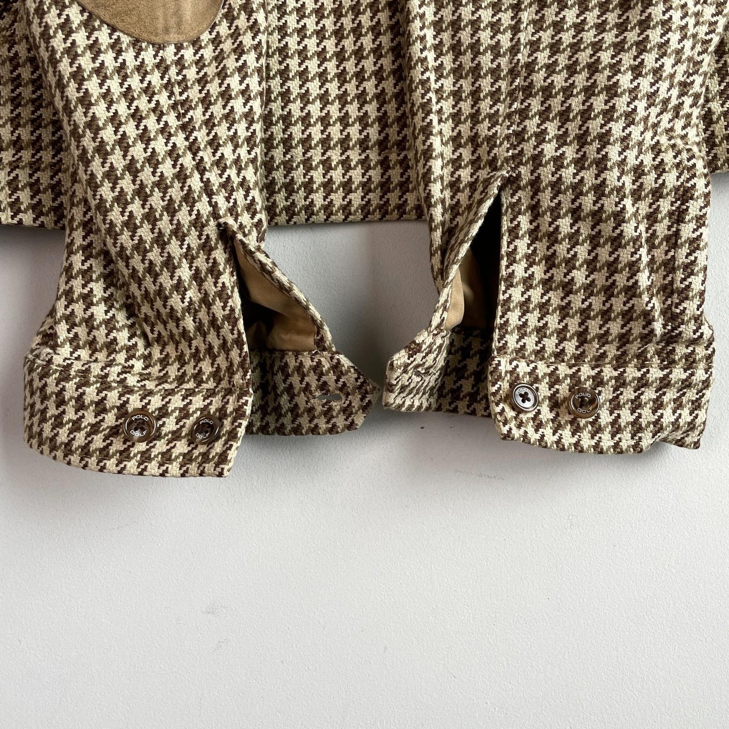 Ralph Lauren Polo Golf  (XL) Linen/Cotton Houndstooth Harrington Zip Jacket