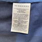 Burberry (XL)  Navy Blue Wool/Cashmere Gray Nova Check Peacoat