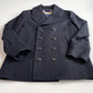 Burberry (XL)  Navy Blue Wool/Cashmere Gray Nova Check Peacoat