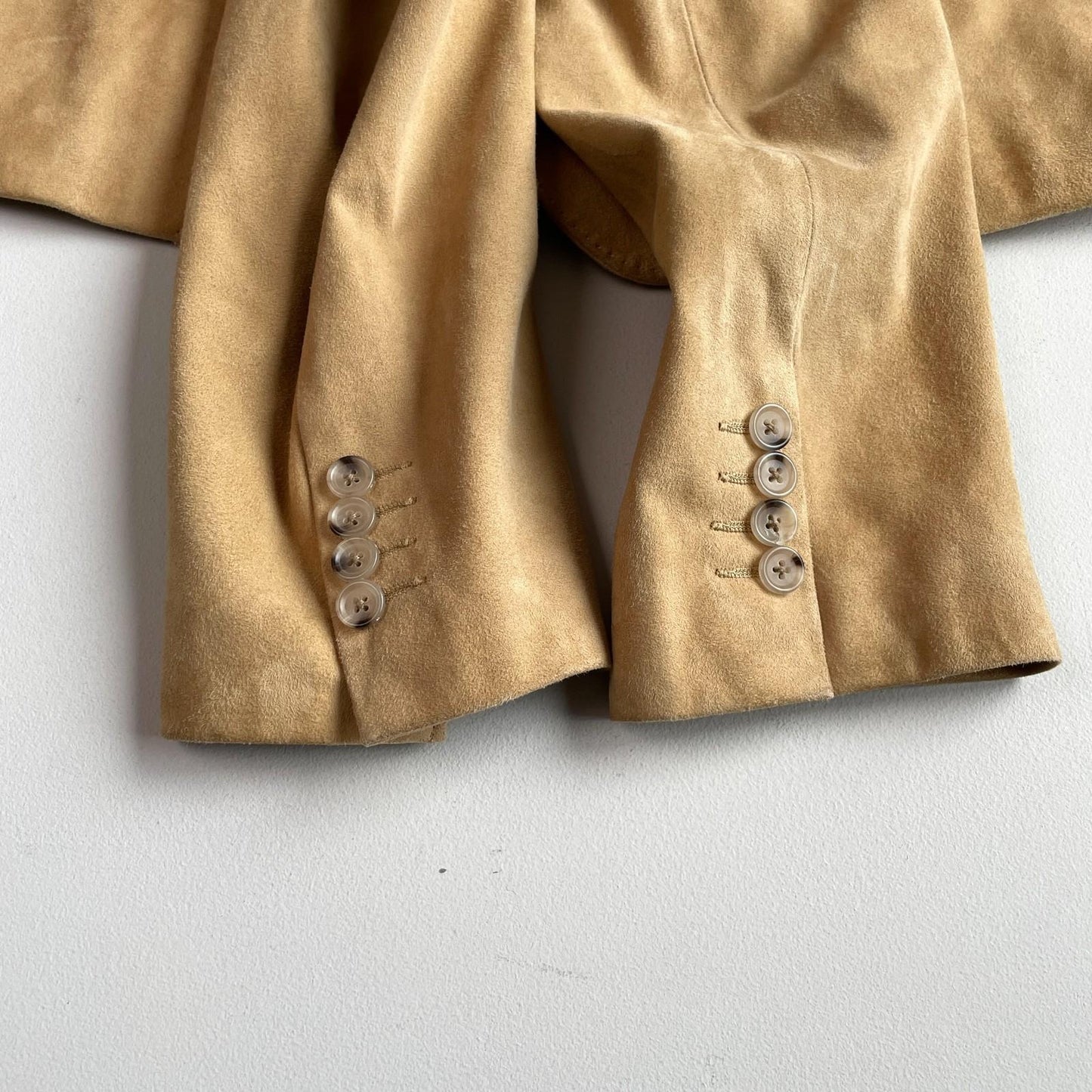 Polo Ralph Lauren (L) Hacking Equestrian Suede Leather Tan Sports Jacket Coat
