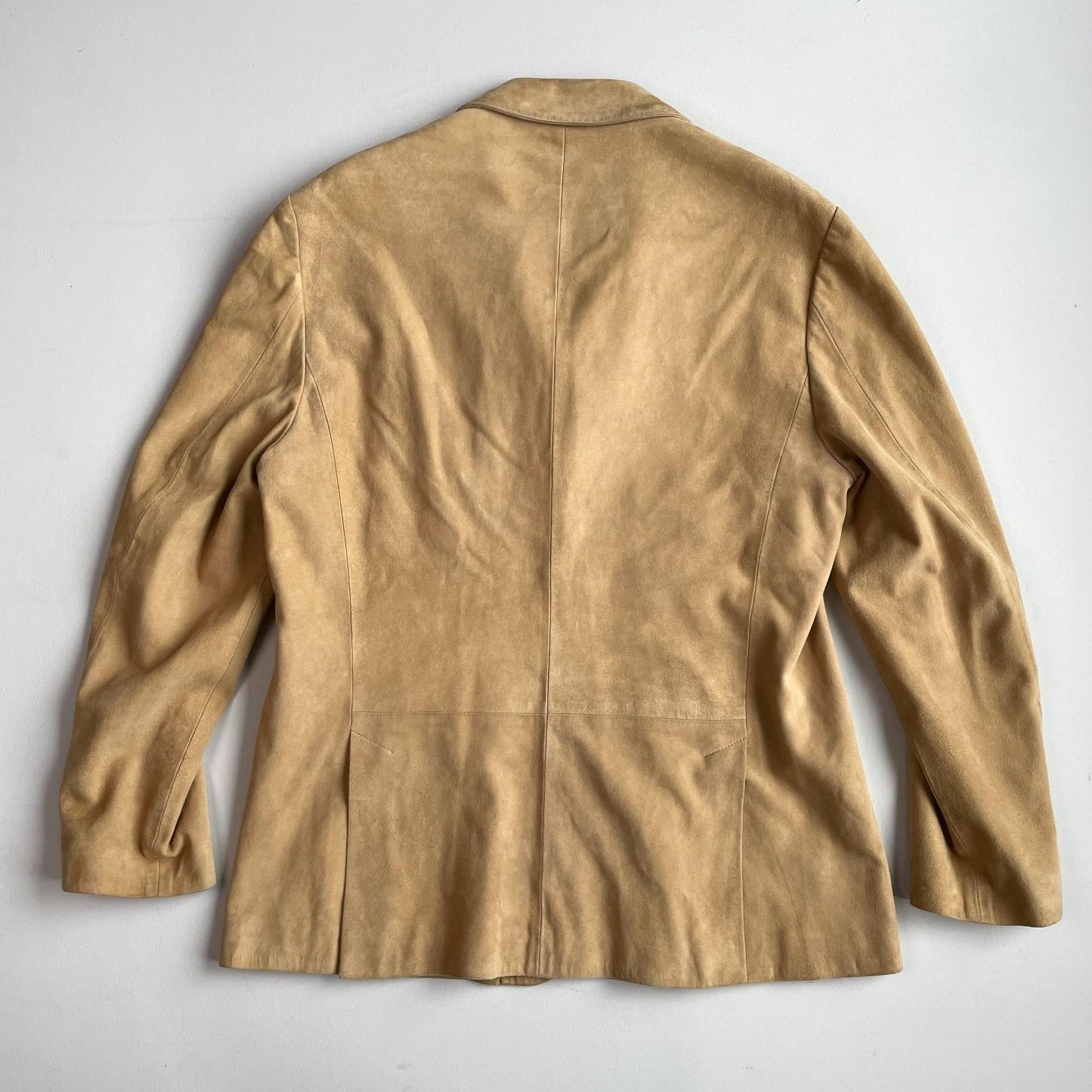Polo Ralph Lauren (L) Hacking Equestrian Suede Leather Tan Sports Jacket Coat