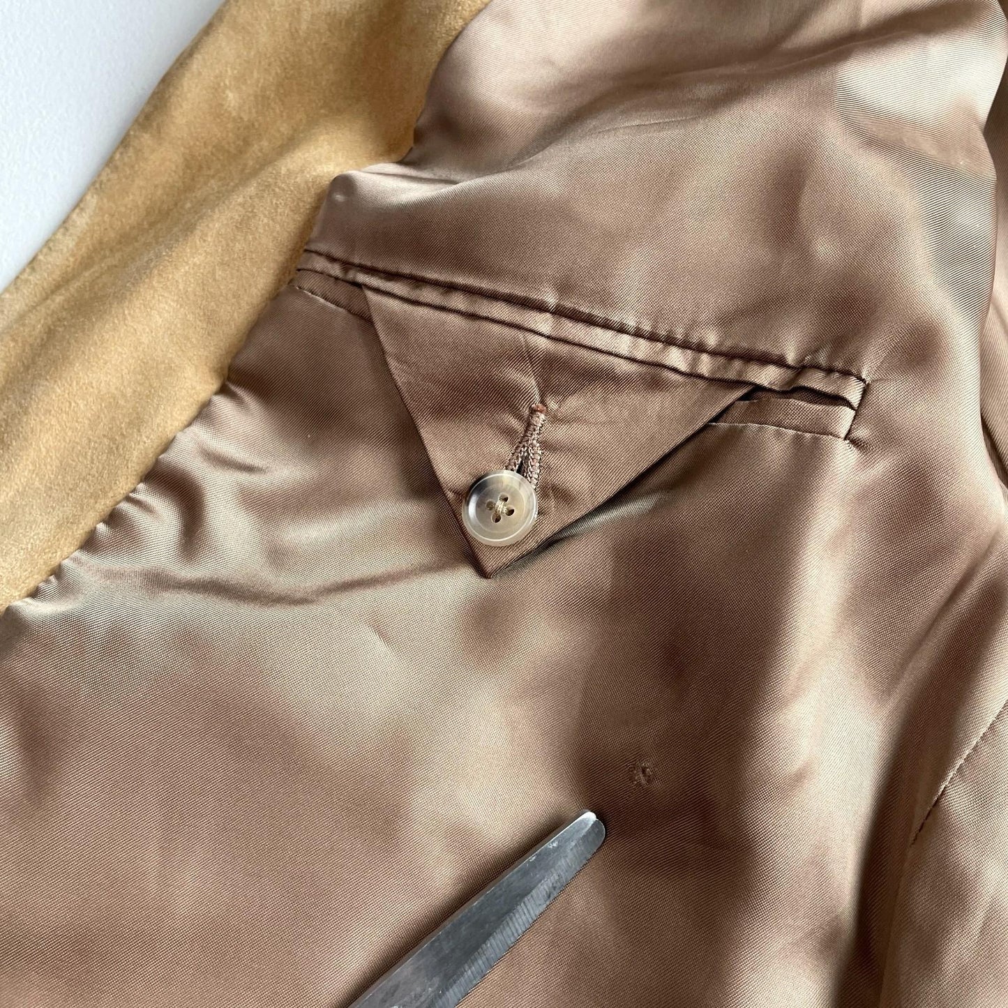 Polo Ralph Lauren (L) Hacking Equestrian Suede Leather Tan Sports Jacket Coat