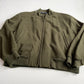 VNTG Polo Ralph Lauren (XL) Forest Green 100% Wool Bomber-Style Jacket