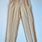 NWT Polo Ralph Lauren (34x34) Linen/Cotton Pleated Camel Slacks Dress Pants