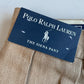 NWT Polo Ralph Lauren (34x34) Linen/Cotton Pleated Camel Slacks Dress Pants