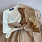 NWT Polo Ralph Lauren (34x34) Linen/Cotton Pleated Camel Slacks Dress Pants