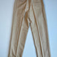 NWT Polo Ralph Lauren (34x34) Linen/Cotton Pleated Camel Slacks Dress Pants