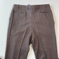 NWT Canali (56EUR / 38US) 100% Wool Brushed Birdseye Pleated Brown Dress Pants