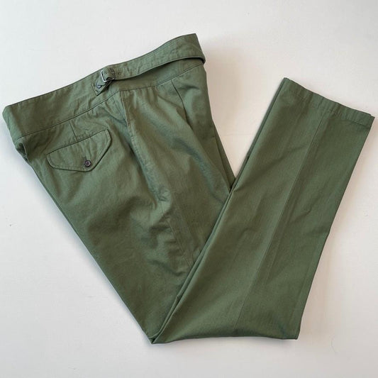 NWOT Polo Ralph Lauren (36x33) Buckled Ripstop Gurkha Officer Trousers Pants