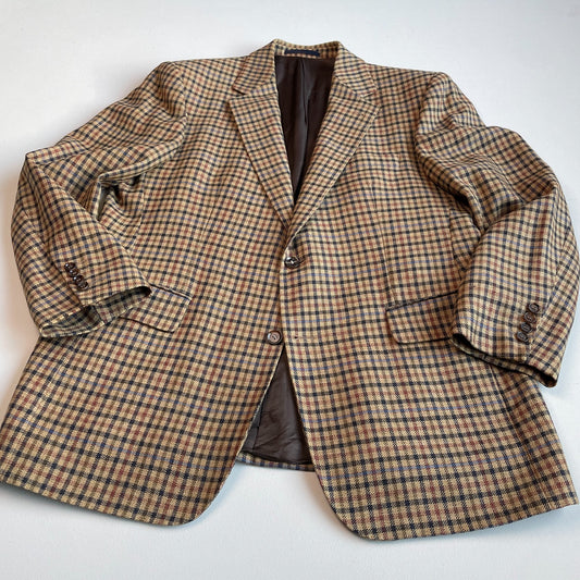 Burberry (40S) Gunclub Check Twill Wool "Bennet" Sports Coat