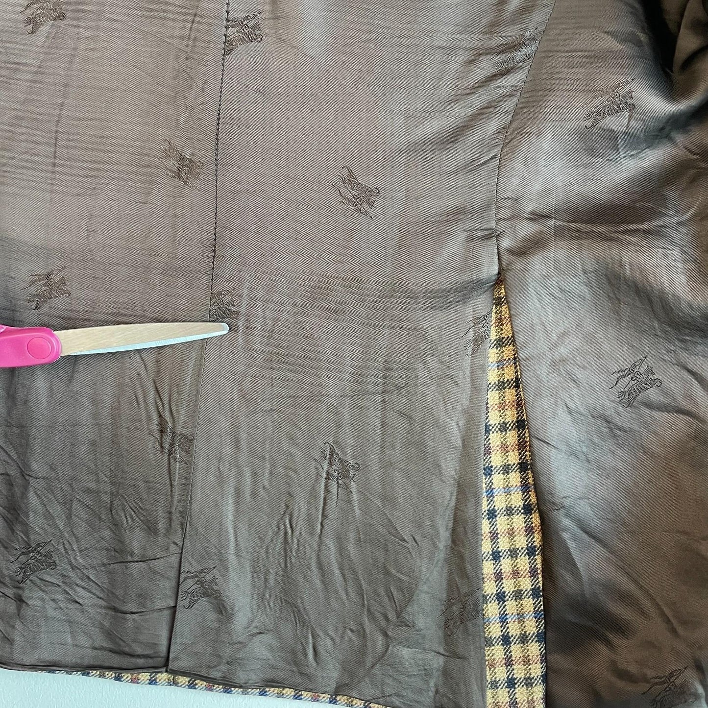 Burberry (40S) Gunclub Check Twill Wool "Bennet" Sports Coat