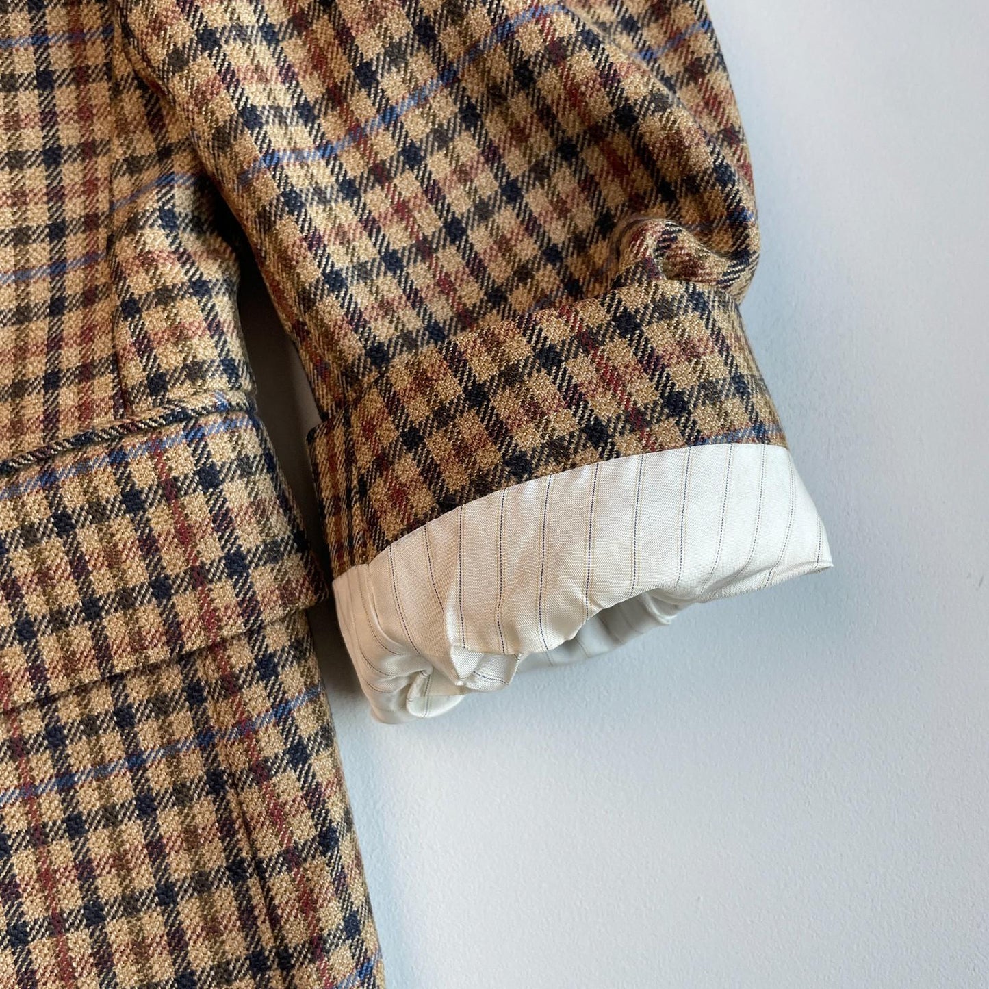 Burberry (40S) Gunclub Check Twill Wool "Bennet" Sports Coat